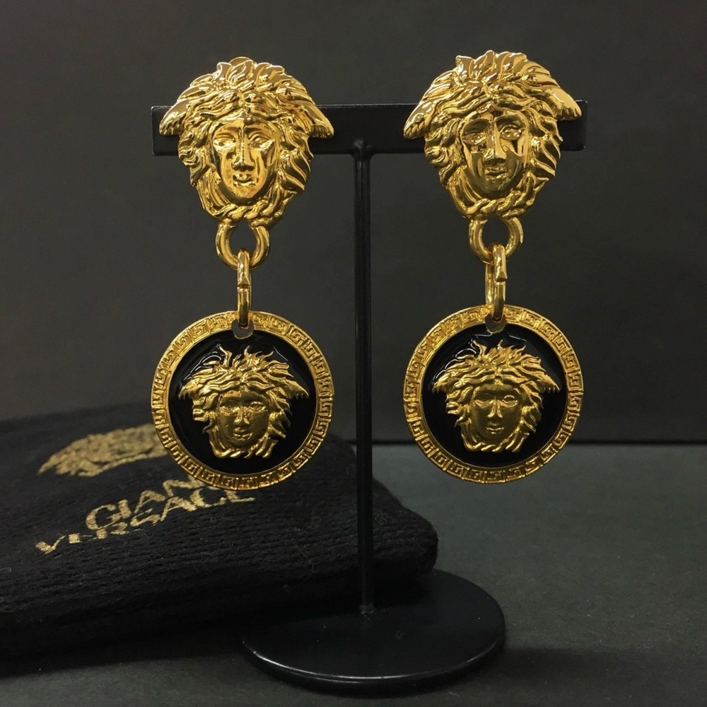 Versace Medusa Clip-On Earrings